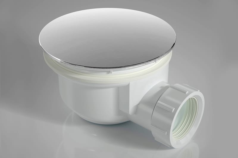 Avløpsrør for dusj, Sølv/Lysegrå