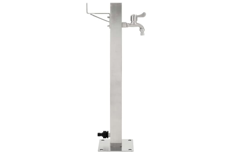 Vannsøyle for hage rustfritt stål firkantet 65 cm - Hus & oppussing - Bygg - Vann & avløp - Ventiler
