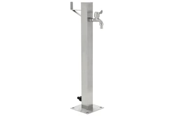 Vannsøyle for hage rustfritt stål firkantet 65 cm - Hus & oppussing - Bygg - Vann & avløp - Ventiler