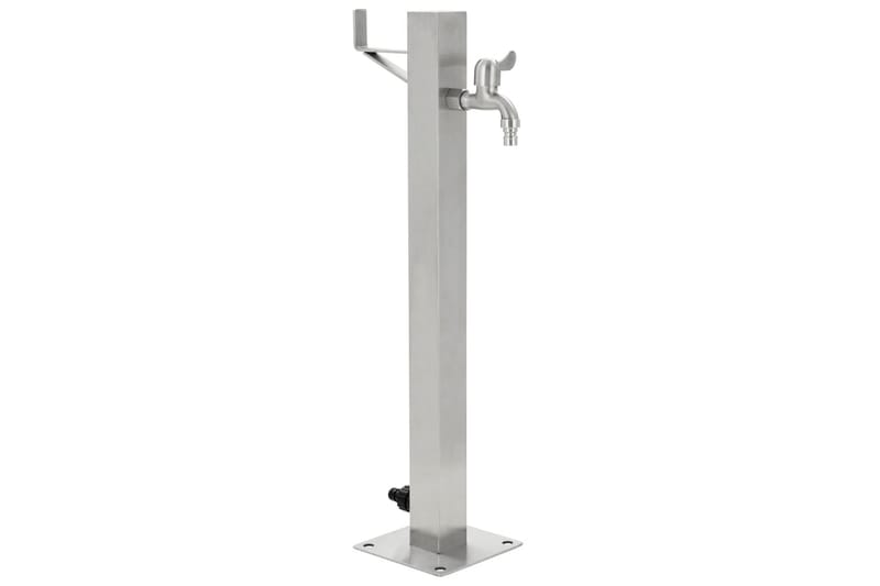 Vannsøyle for hage rustfritt stål firkantet 65 cm - Hus & oppussing - Bygg - Vann & avløp - Ventiler