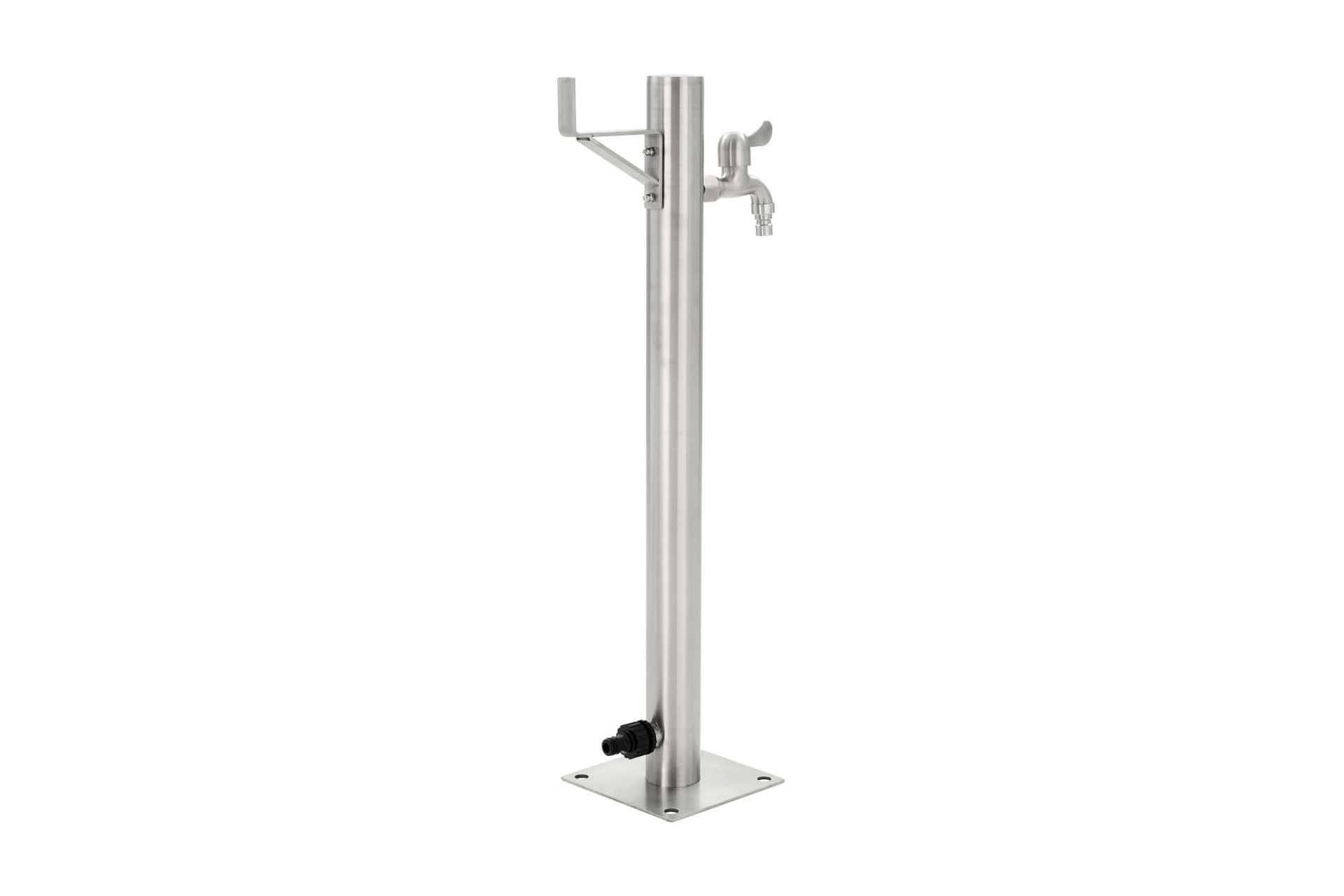 Vannsøyle for hage rustfritt stål rund 65 cm - Hus & oppussing - Bygg - Vann & avløp - Ventiler