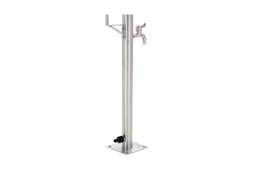 Vannsøyle for hage rustfritt stål rund 65 cm - Hus & oppussing - Bygg - Vann & avløp - Ventiler