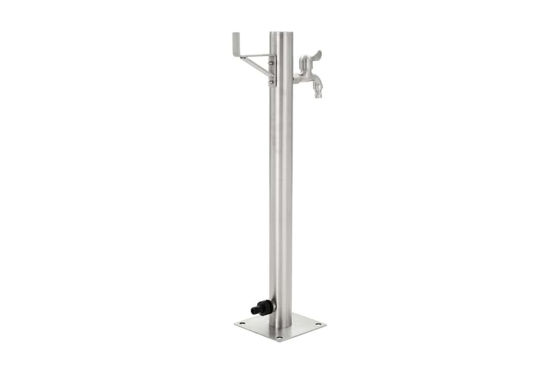 Vannsøyle for hage rustfritt stål rund 65 cm - Hus & oppussing - Bygg - Vann & avløp - Ventiler