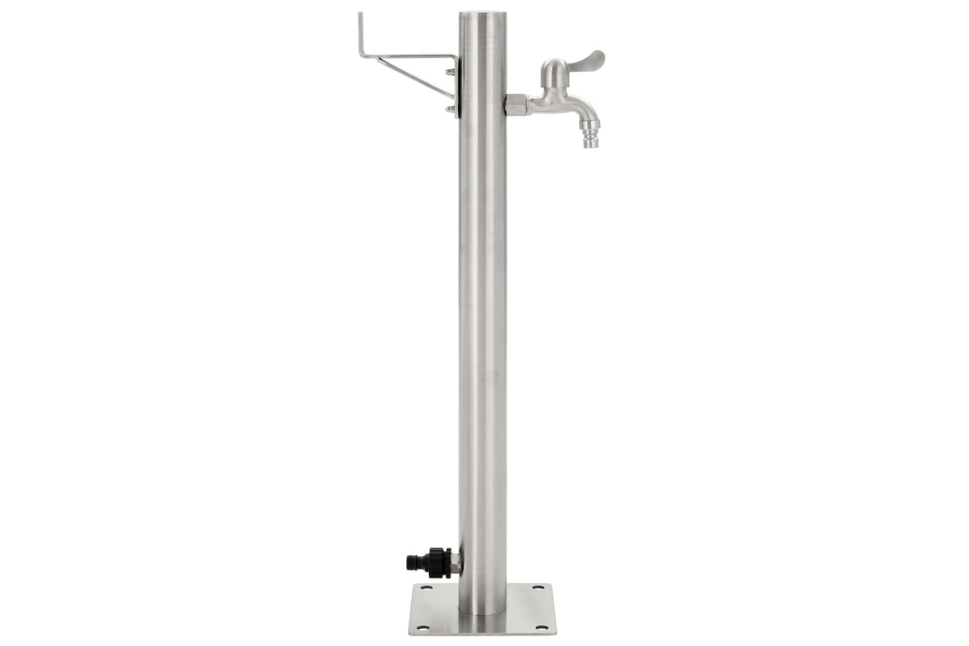 Vannsøyle for hage rustfritt stål rund 65 cm - Hus & oppussing - Bygg - Vann & avløp - Ventiler