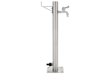 Vannsøyle for hage rustfritt stål rund 65 cm - Hus & oppussing - Bygg - Vann & avløp - Ventiler