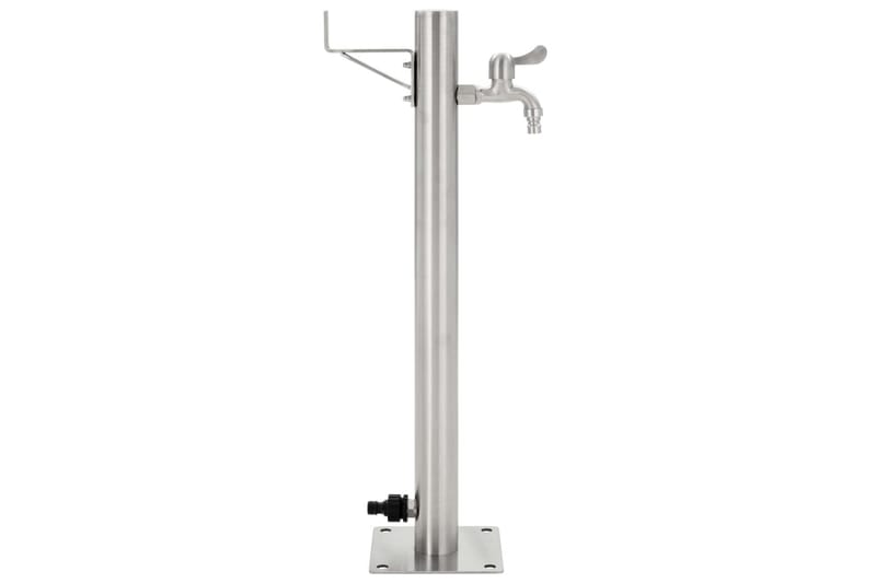 Vannsøyle for hage rustfritt stål rund 65 cm - Hus & oppussing - Bygg - Vann & avløp - Ventiler