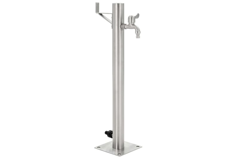 Vannsøyle for hage rustfritt stål rund 65 cm - Hus & oppussing - Bygg - Vann & avløp - Ventiler