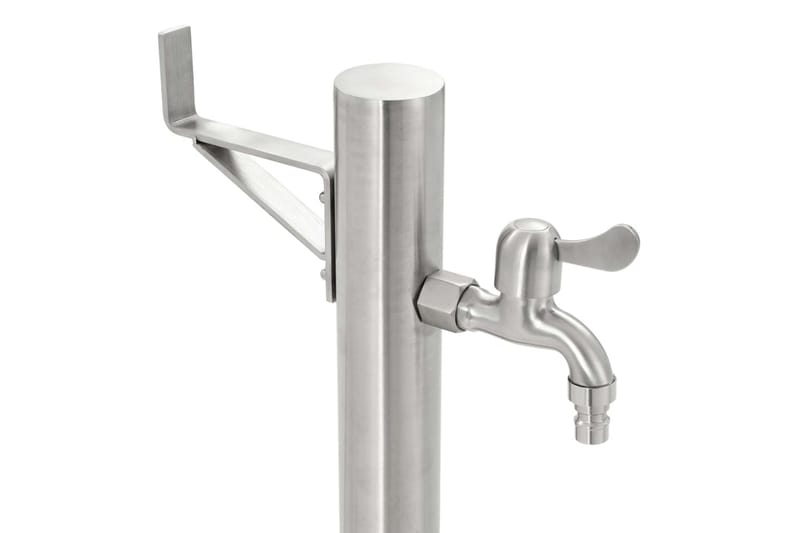 Vannsøyle for hage rustfritt stål rund 65 cm - Hus & oppussing - Bygg - Vann & avløp - Ventiler