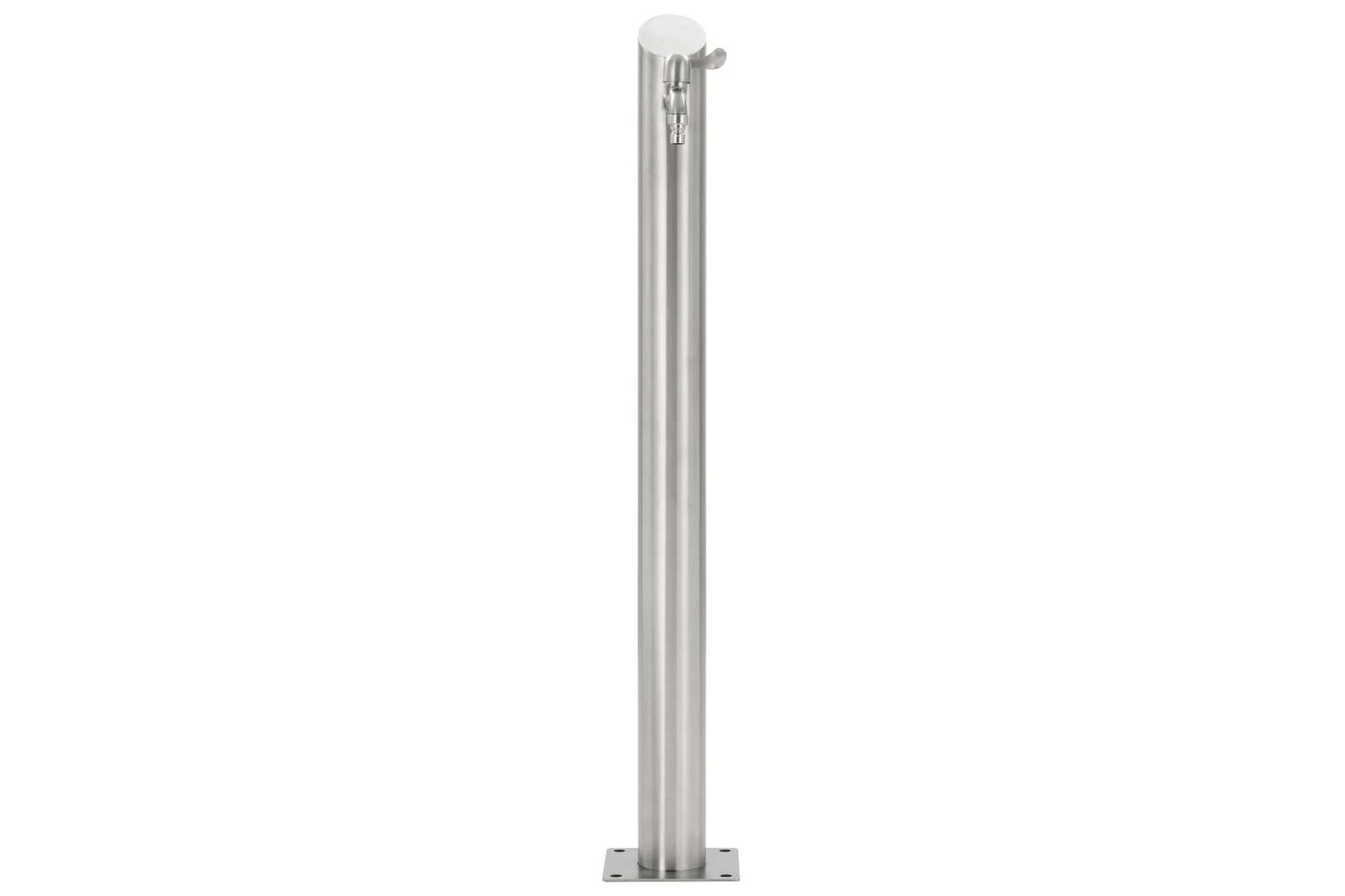 Vannsøyle for hage rustfritt stål rund 95 cm - Hus & oppussing - Bygg - Vann & avløp - Ventiler