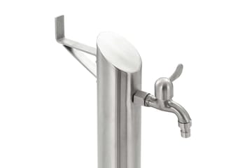 Vannsøyle for hage rustfritt stål rund 95 cm - Hus & oppussing - Bygg - Vann & avløp - Ventiler