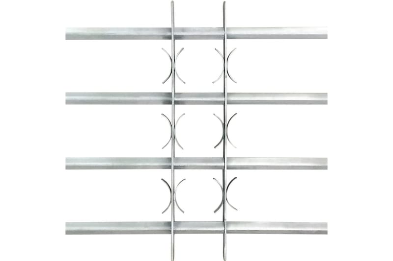Justerbare vindusgitter 2 stk 1000-1500 mm - Vindusgitter