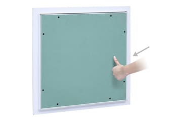 Inspeksjonsluke med aluminiumsramme og gipsplate 200x200 mm - Hus & oppussing - Bygg - Vinduer - Vindustilbehør - Vindusskodder