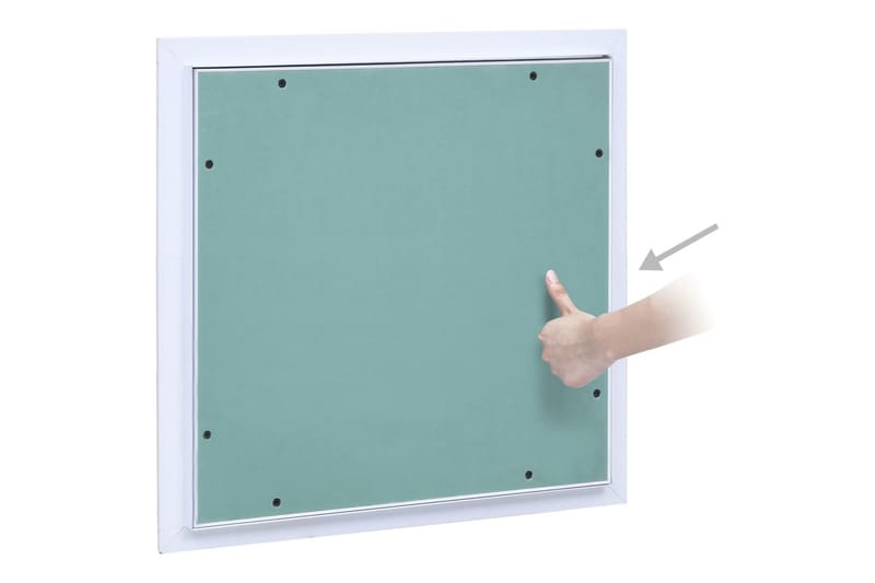 Inspeksjonsluke med aluminiumsramme og gipsplate 200x200 mm - Hus & oppussing - Bygg - Vinduer - Vindustilbehør - Vindusskodder