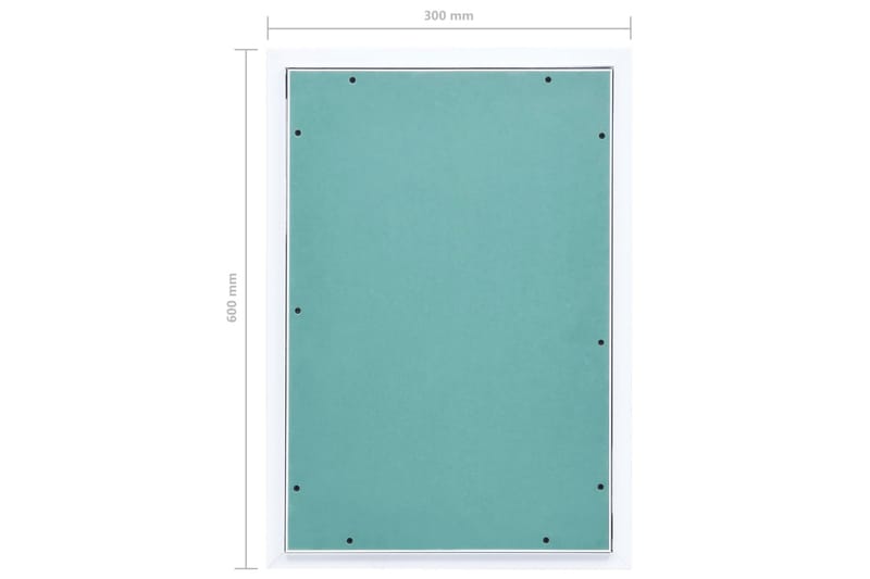 Inspeksjonsluke med aluminiumsramme og gipsplate 300x600 mm - Hus & oppussing - Bygg - Vinduer - Vindustilbehør - Vindusskodder