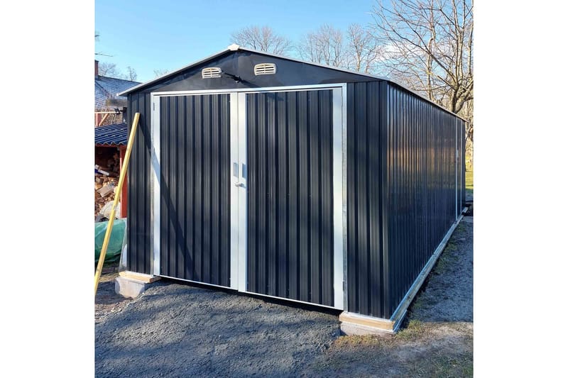 Blikkgarasje 18 m² komplett byggesett - Hus & oppussing - Garasje & verksted - Garasjehus