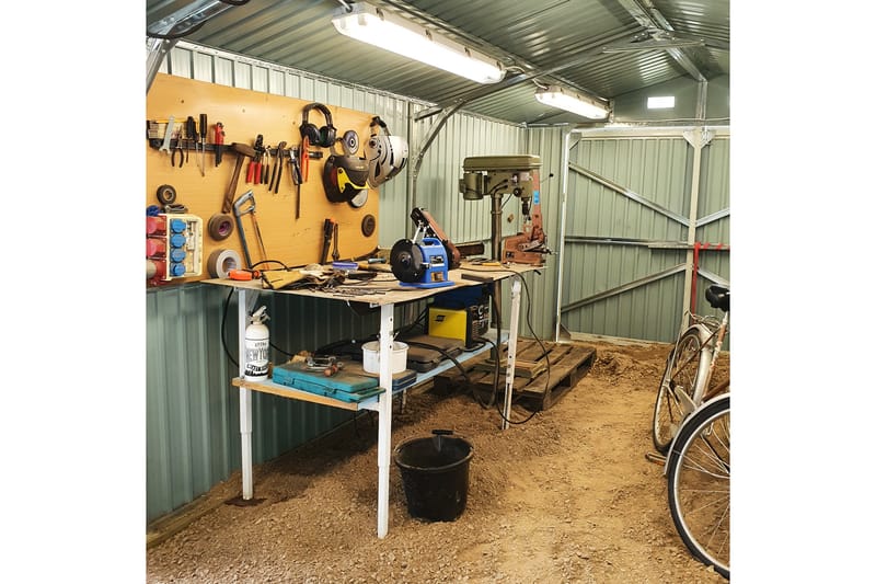 Blikkgarasje 18 m² komplett byggesett - Hus & oppussing - Garasje & verksted - Garasjehus