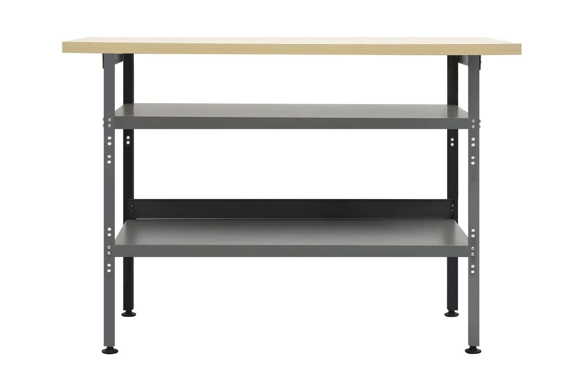 Arbeidsbenk grå 120x60x85 cm stål - Hus & oppussing - Garasje & verksted - Garasjeinteriør & garasjeoppbevarin