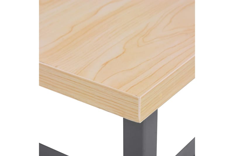 Arbeidsbenk grå 120x60x85 cm stål - Hus & oppussing - Garasje & verksted - Garasjeinteriør & garasjeoppbevarin