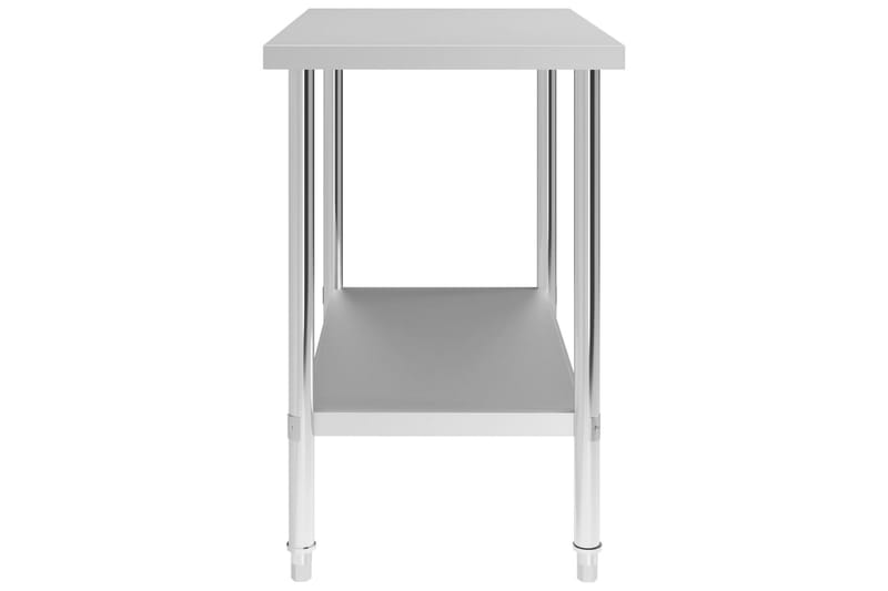 Arbeidsbord for kjøkken 100x60x85 cm rustfritt stål - Hus & oppussing - Garasje & verksted - Garasjeinteriør & garasjeoppbevarin