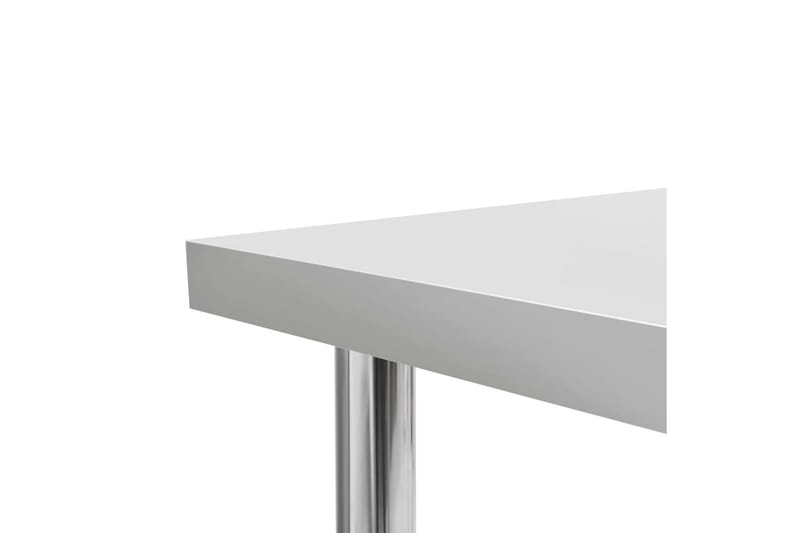 Arbeidsbord for kjøkken 120x60x85 cm rustfritt stål - Hus & oppussing - Garasje & verksted - Garasjeinteriør & garasjeoppbevarin