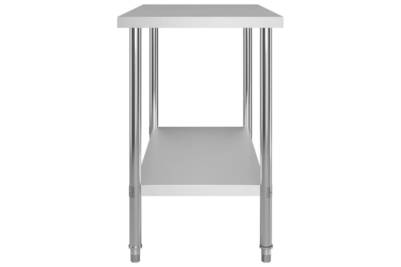 Arbeidsbord for kjøkken 120x60x85 cm rustfritt stål - Hus & oppussing - Garasje & verksted - Garasjeinteriør & garasjeoppbevarin