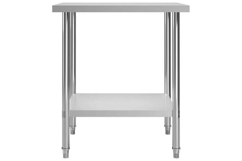 Arbeidsbord for kjøkken 80x60x85 cm rustfritt stål - Hus & oppussing - Garasje & verksted - Garasjeinteriør & garasjeoppbevarin