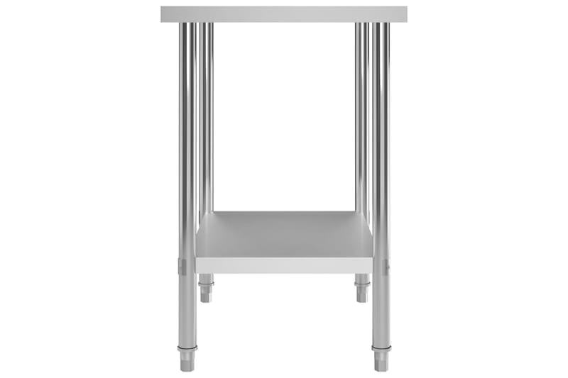 Arbeidsbord for kjøkken 80x60x85 cm rustfritt stål - Hus & oppussing - Garasje & verksted - Garasjeinteriør & garasjeoppbevarin