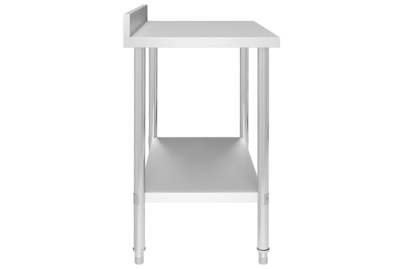 Arbeidsbord for kjøkken m. bakplater 100x60x93 stål - Hus & oppussing - Garasje & verksted - Garasjeinteriør & garasjeoppbevarin