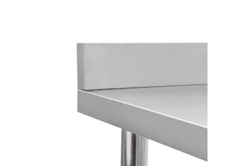 Arbeidsbord for kjøkken m. bakplater 100x60x93 stål - Hus & oppussing - Garasje & verksted - Garasjeinteriør & garasjeoppbevarin