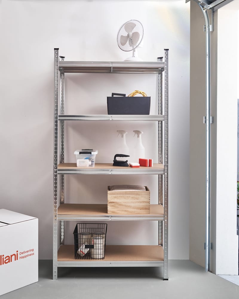 Garasjehyller Xitta 90 cm - Sølv/brun - Hagemøbler - Øvrig utendørs - Tilbehør utendørs - Hyller utendørs