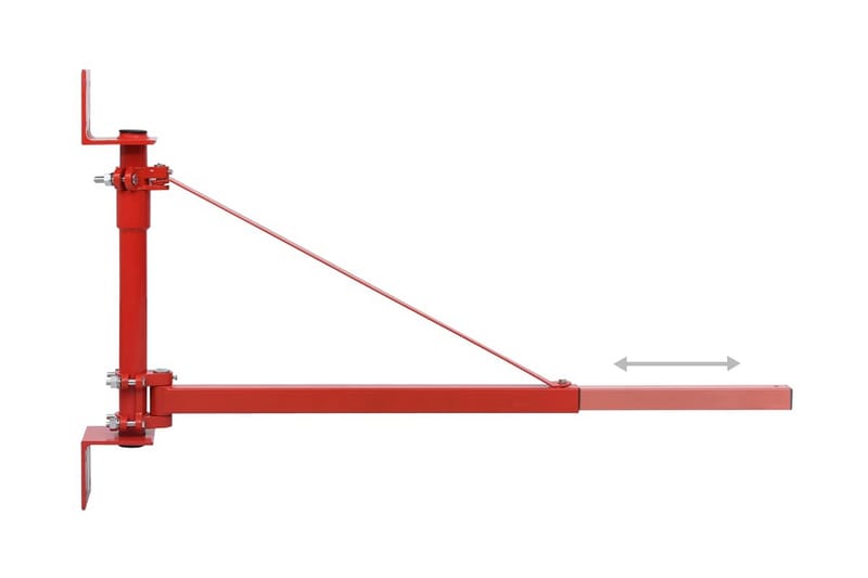 Heiseramme 300-600 kg - Rød - Hus & oppussing - Garasje & verksted - Garasjeinteriør & garasjeoppbevarin