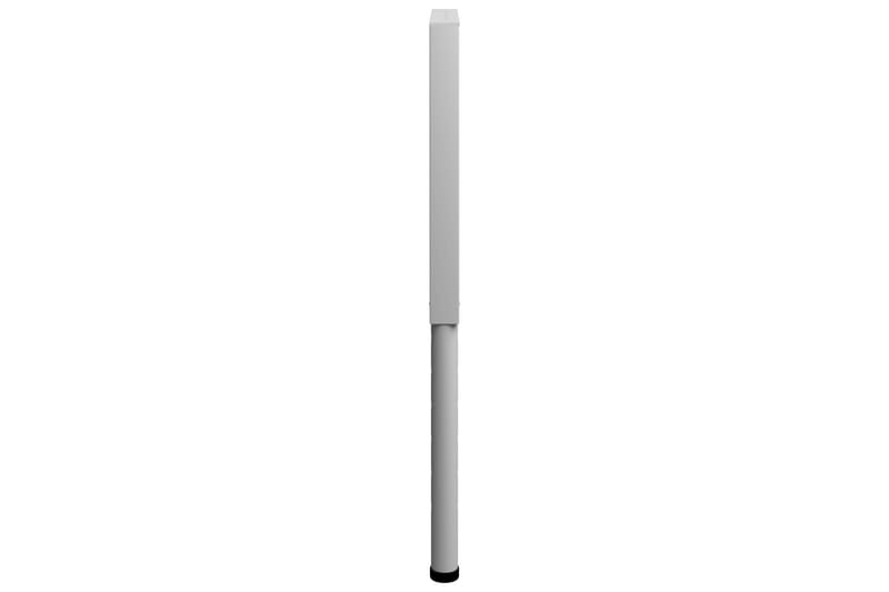 Justerbare arbeidsbenkerammer 2 stk metall 55x(69-95,5)cm - Grå - Hus & oppussing - Garasje & verksted - Garasjeinteriør & garasjeoppbevarin