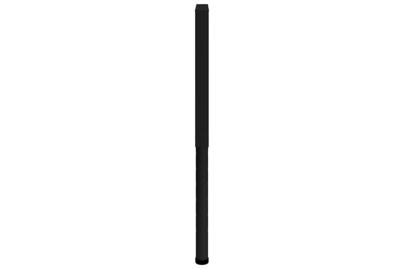 Justerbare arbeidsbenkerammer 2 stk metall 55x(69-95,5)cm - Svart - Hus & oppussing - Garasje & verksted - Garasjeinteriør & garasjeoppbevarin