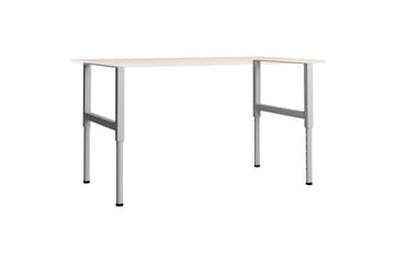Justerbare arbeidsbenkerammer 2 stk metall 85x(69-95,5)cm - Grå - Hus & oppussing - Garasje & verksted - Garasjeinteriør & garasjeoppbevarin