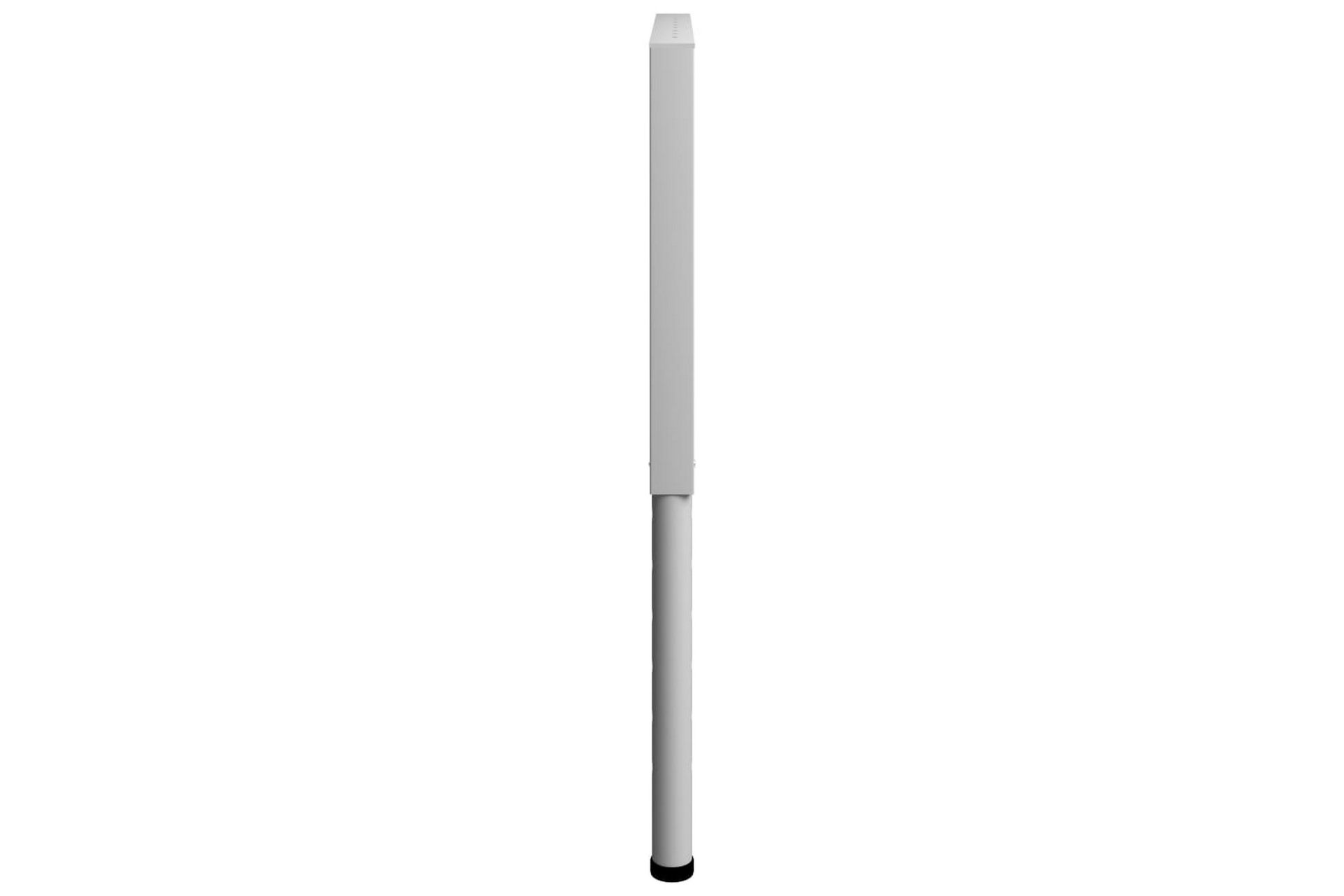 Justerbare arbeidsbenkerammer 2 stk metall 85x(69-95,5)cm - Grå - Hus & oppussing - Garasje & verksted - Garasjeinteriør & garasjeoppbevarin