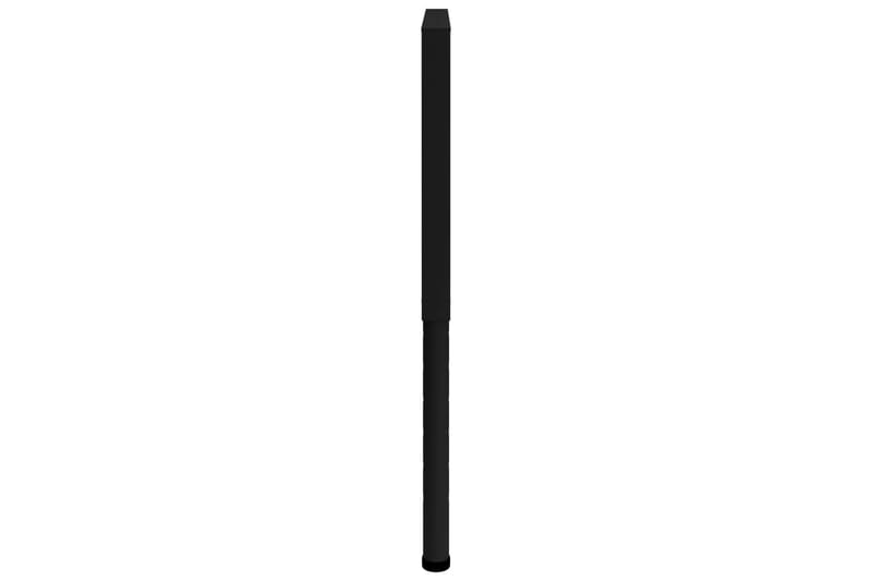 Justerbare arbeidsbenkerammer 2 stk metall 85x(69-95,5)cm - Svart - Hus & oppussing - Garasje & verksted - Garasjeinteriør & garasjeoppbevarin