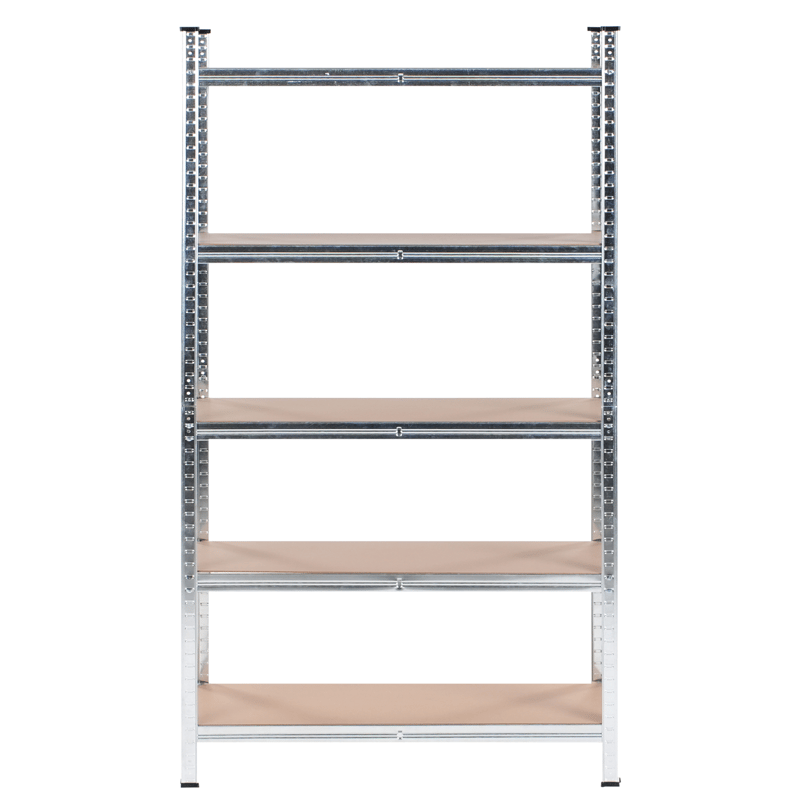 Sett med 2 garasjehyller Xitta 90 cm - Sølv/brun - Hagemøbler - Øvrig utendørs - Tilbehør utendørs - Hyller utendørs