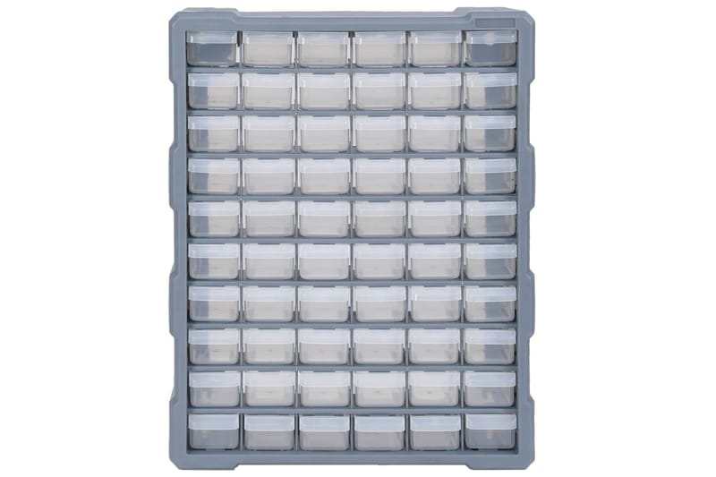 Sortimentskap med 60 skuffer 38x16x47,5 cm - Grå - Hus & oppussing - Garasje & verksted - Garasjeinteriør & garasjeoppbevarin