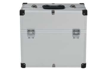 Verktøykasse 43,5x22,5x34 cm s�ølv aluminium - Silver - Hus & oppussing - Garasje & verksted - Garasjeinteriør & garasjeoppbevarin