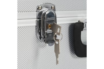 Verktøykasse 43,5x22,5x34 cm sølv aluminium - Silver - Hus & oppussing - Garasje & verksted - Garasjeinteriør & garasjeoppbevarin