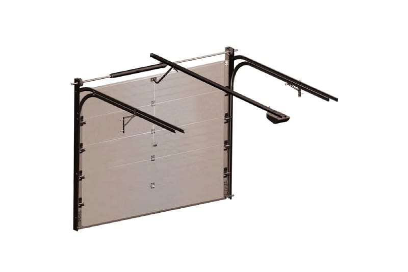 Garasjeport med motor 2,5 m - Hvit - Hus & oppussing - Garasje & verksted - Garasjeporter - Fjernkontroll garasjeport