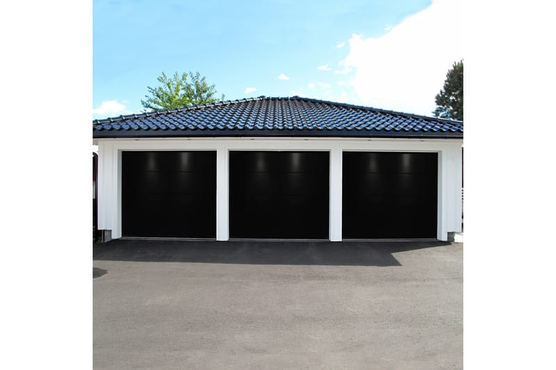 Taksjuppeport med motor 2,5 m - Hus & oppussing - Garasje & verksted - Garasjeporter - Løfteport