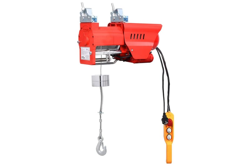 Elektrisk vinsj høy hastighet 300/600 kg 1300 W - Rød - Hus & oppussing - Garasje & verksted - Garasjeinteriør & garasjeoppbevarin
