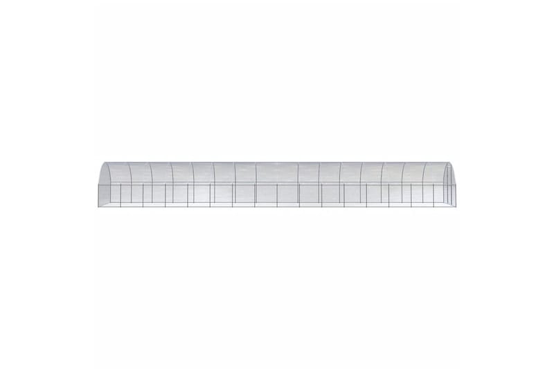 Utend�ørs hønsehus 3x16x2 m galvanisert stål - Silver - Sport & fritid - Til dyrene - Fugl - Hønsehus