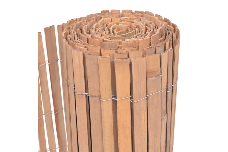 Bambusgjerde 100x600 cm - Brun - Tregjerde