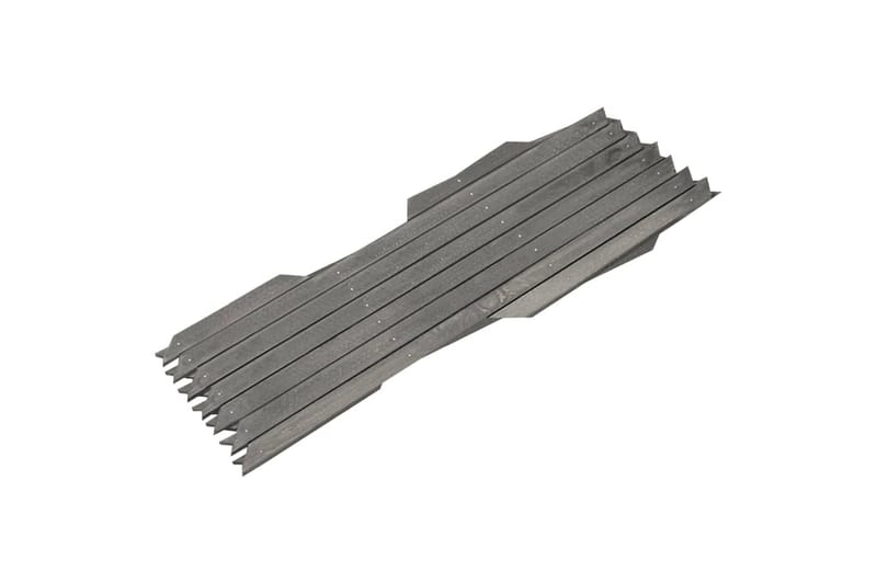 Espaliergjerder 5 stk heltre gran 180x30 cm grå - Grå - Hus & oppussing - Innsynsbeskyttelse & innhegning - Gjerde
