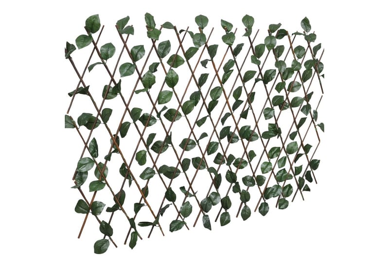 Espaliergjerder selje med kunstige blader 5 stk 180x60 cm - Tregjerde