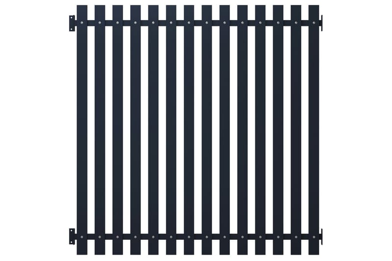 Gjerdepanel antrasitt 170,5x170 cm pulverlakkert stål - Antrasittgrå - Hus & oppussing - Innsynsbeskyttelse & innhegning - Gjerde