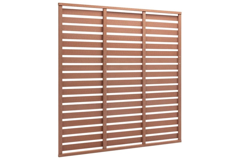 Gjerdepanel WPC 180x180 cm brun - Brun - Hus & oppussing - Innsynsbeskyttelse & innhegning - Gjerde