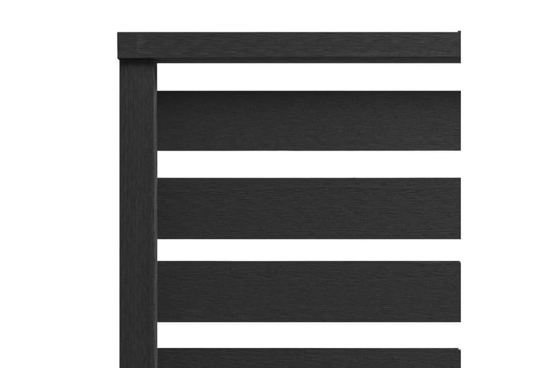 Gjerdepanel WPC 180x180 cm svart - Svart - Hus & oppussing - Innsynsbeskyttelse & innhegning - Gjerde